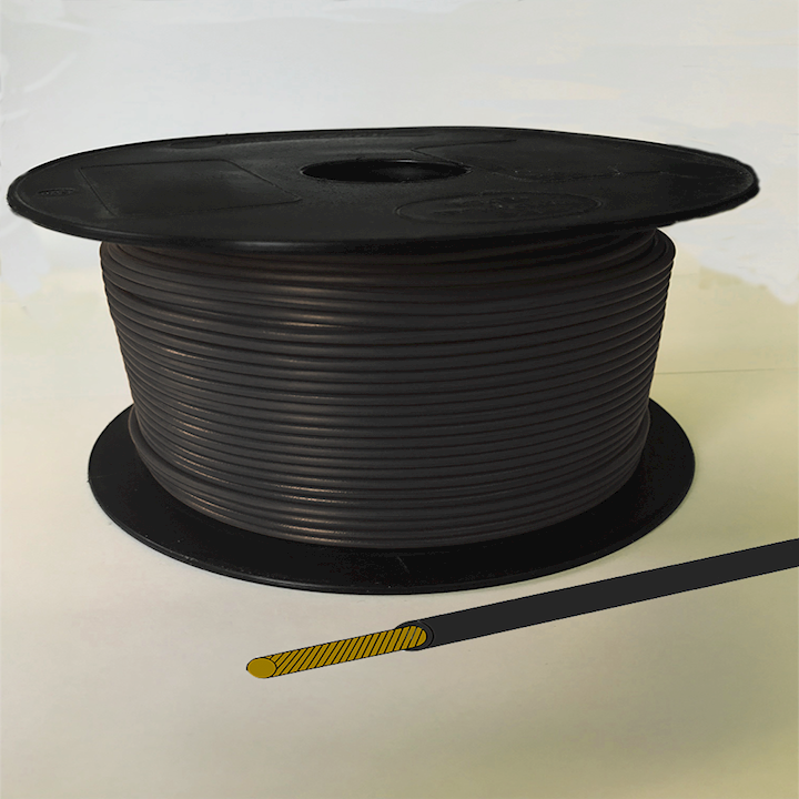 Single Core Cable - Black - 28/0.30 17.5amp (CAB.3BLK)